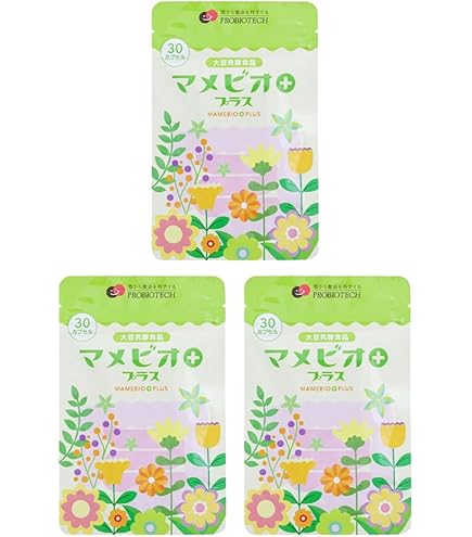 Amazon | 土壌菌サプリ マメビオプラス（1箱）自然大豆発酵食品